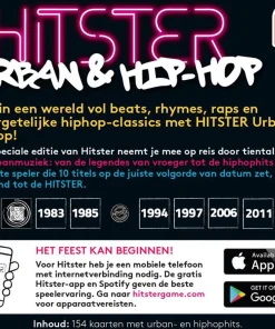 Jumbo kaartspel Hitster Urban & Hip-Hop 16+ jr