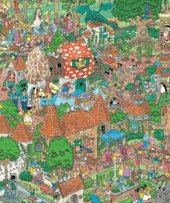 Jumbo puzzel Jan van Haasteren efteling sprookjesbos 68 x 49 cm 1000 stukjes