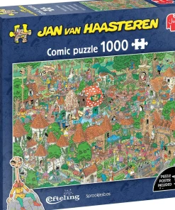 Jumbo puzzel Jan van Haasteren efteling sprookjesbos 68 x 49 cm 1000 stukjes